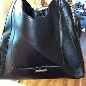 Steve Madden Sleek Black Shoulder Bag